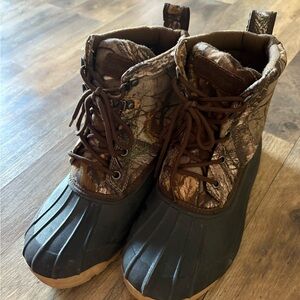 3M Thinsulate Brown Camouflage Winter Boots